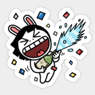 The Hard Life by Hozo - KakaoTalk Friend (Poppin' Bottles) Sticker